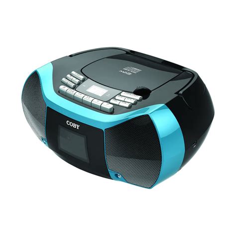 CD Cassette Radio Player/ Recorder with MP3/USB – Coby