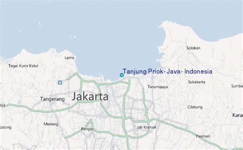 Tanjung Priok, Java, Indonesia Tide Station Location Guide