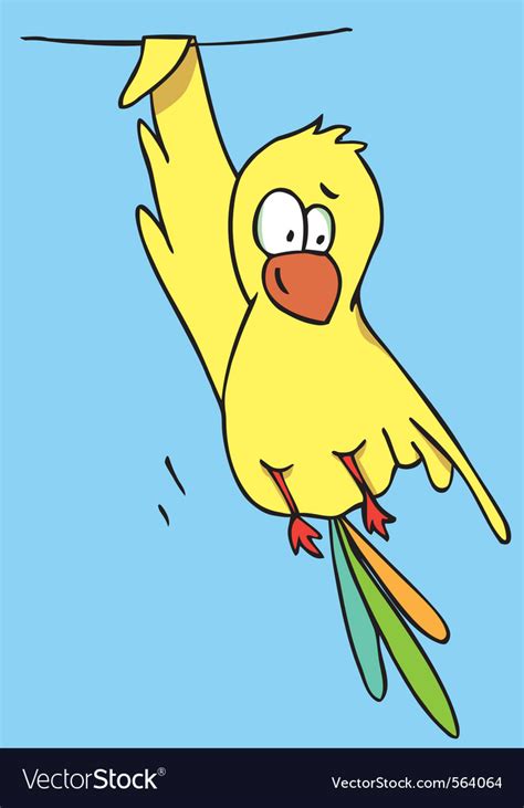 Funny bird cartoon Royalty Free Vector Image - VectorStock