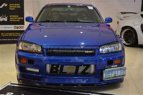 Nissan Skyline at All in Car Show in Paranaque, Philippines Editorial Image - Image of race ...