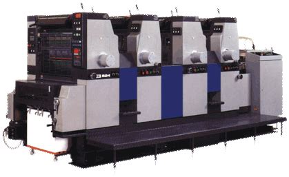 Ryobi 524H 4 colour Printing Press Specifications