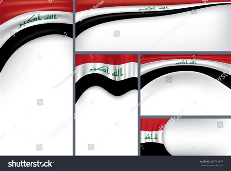 Vector Iraq Flag Iraqi Colors Vector Stock Vector (Royalty Free ...