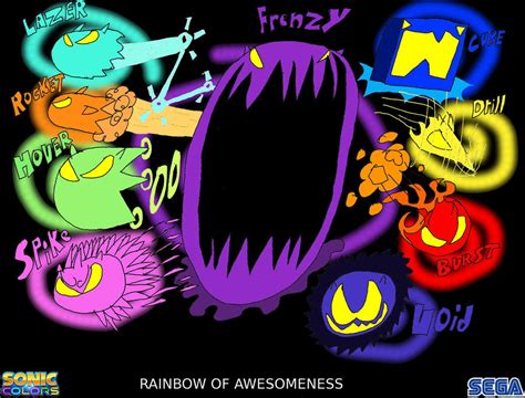 Sonic Colors- Wisps Powers by DemoComics on DeviantArt