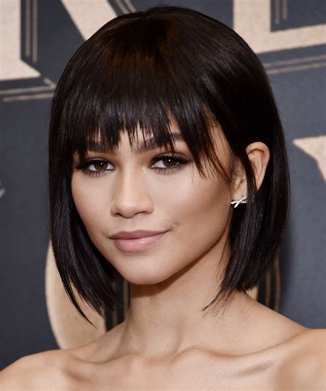 Short Hairstyles With Bangs to Try this Spring | InStyle.com