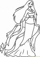 Mulan Coloring Pages sketch template