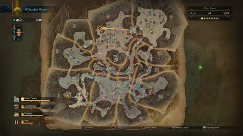 Monster Hunter World Iceborne Wildspire Waste Treasure Locations