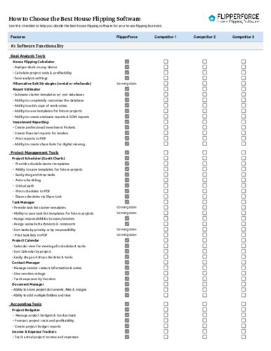 How to Choose the Best House Flipping Software in 2020