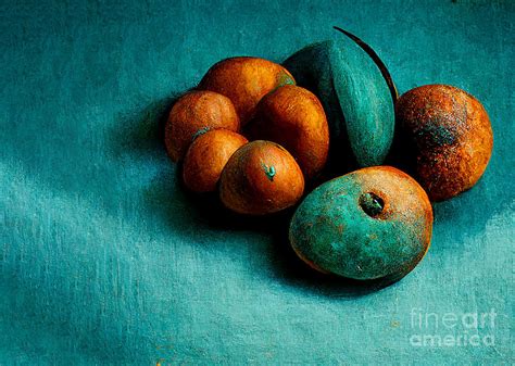 Orange And Teal Digital Art by Howard Roberts - Fine Art America