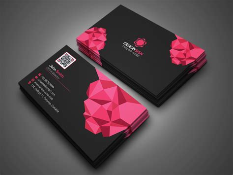 Poly Shape Business Card :: Behance