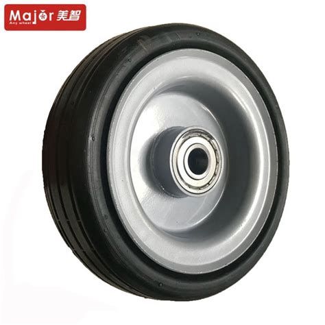 China 9 Inch Rubber Solid Wheel, Trailer / Trash / Cart Wheel - China 9 ...