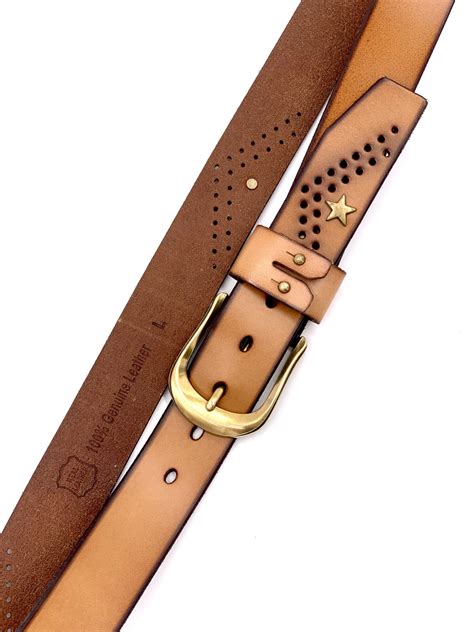 Top grain leather belt - LCS Fashion