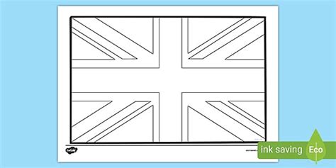 👉 Union Jack flag template | Activities | Twinkl - Twinkl