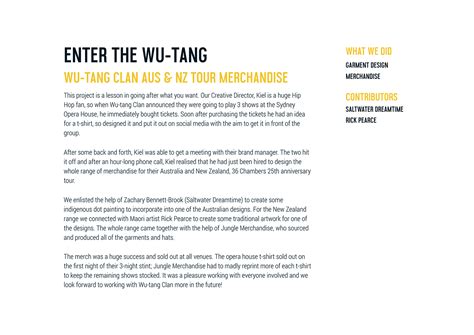 Wu Tang Clan | Merch Design on Behance