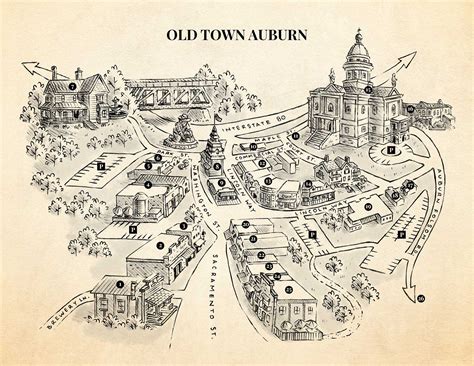 Walking Map | Old Town Auburn