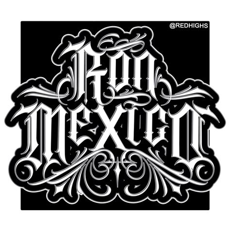 Mexican Graffiti Letters