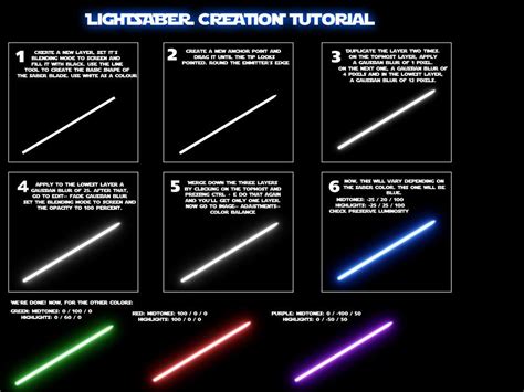 Lightsaber tutorial by nico89-fx.deviantart.com on @DeviantArt | Tutorial, How to use photoshop ...