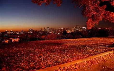 Fall Beautiful City Wallpapers on WallpaperDog