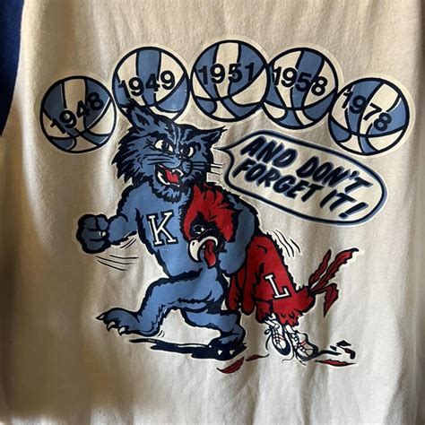 Vintage made in USA 1978 Kentucky wildcats NCAA... - Depop