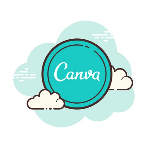 Free flat Canva icon of Cloud; available for download in PNG, SVG and as a font. | Aesthetique ...