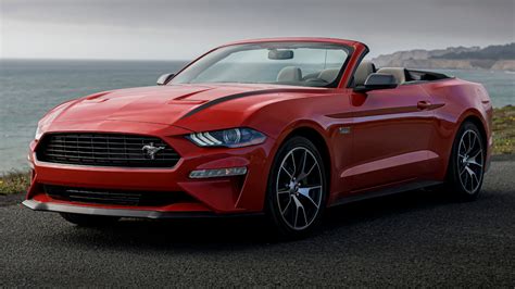 Race Red 2020 Ford Mustang 2.3L High Performance Convertible ...