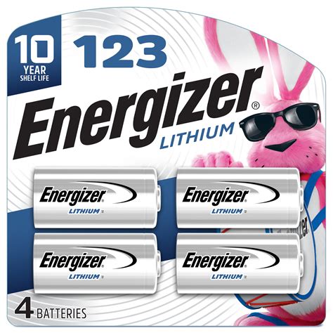 Energizer 123 Lithium Batteries (4 Pack), 3V Photo Batteries - Walmart.com - Walmart.com