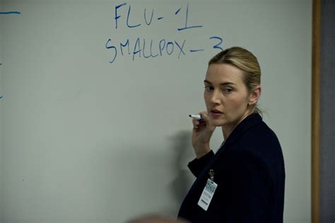 "Contagion" movie still, 2011. Kate Winslet as Dr. Erin Mears. Go To ...