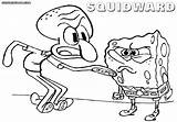 Coloring Sad Squidward Pages Face Spongebob Tentacles Print Cartoon  sketch template