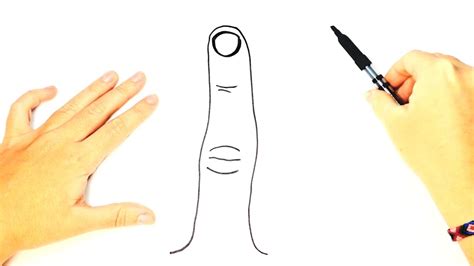 How to draw a Finger | Finger Drawing tutorial Easy Step by Step - YouTube