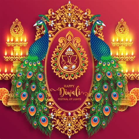 Deepavali Peacock Illustrations, Royalty-Free Vector Graphics & Clip Art - iStock