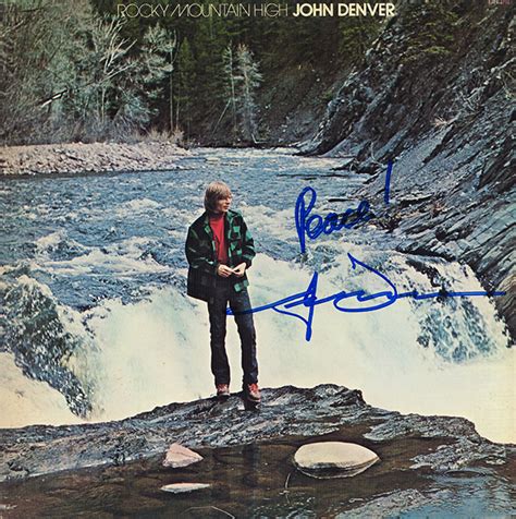 John Denver Signed Rocky Mountain High Album - Artist signed ...