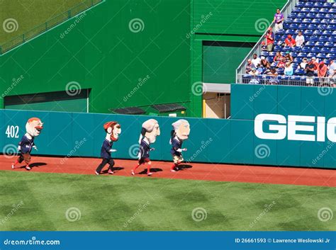 Baseball - Washington Nationals Mascot Race Editorial Stock Photo ...