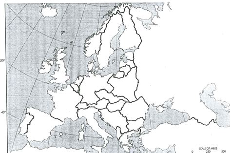 Blank Map Of Europe After Ww1 - Tourist Map Of English