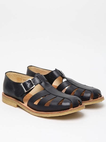 Ymc Ymc Mens Leather Sandal in Blue for Men (navy) | Lyst