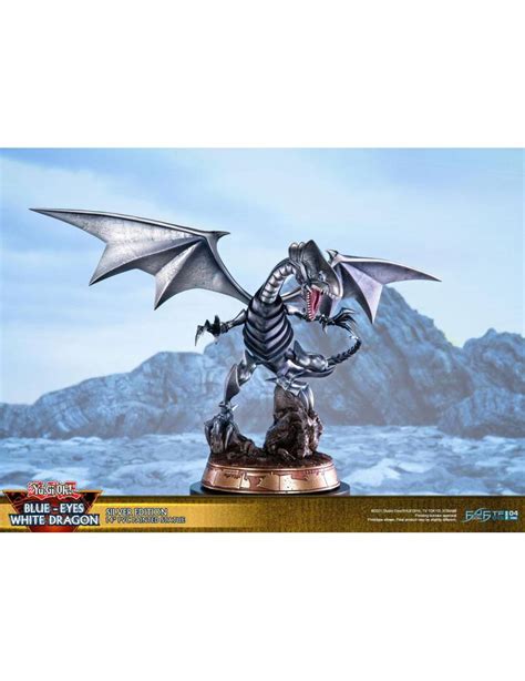 Silver Edition Blue Eyes White Dragon Statue