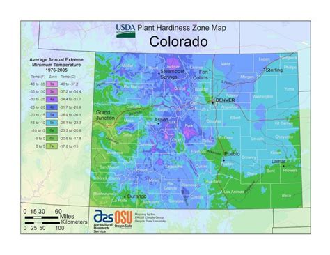 Colorado USDA Plant Hardiness Zone Map - Ray Garden Day