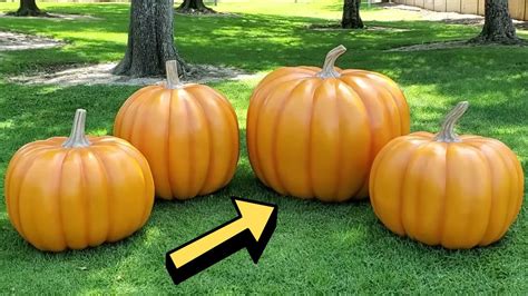 Easy DIY Giant Foam Pumpkin Tutorial