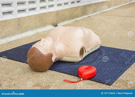 Cpr dummy training stock photo. Image of practice, rescue - 127176824