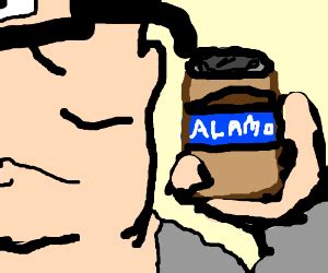 Hank Hill Drinking Alamo Beer - Drawception