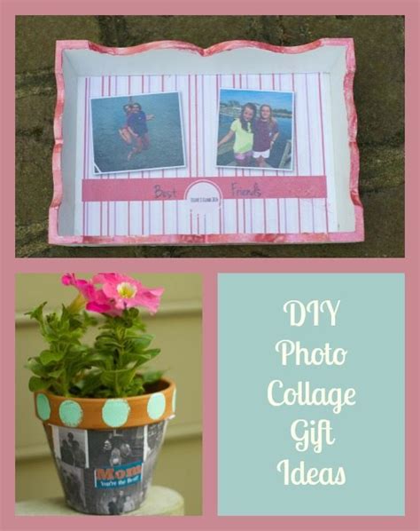 DIY Photo collage ideas for mothers day and grads