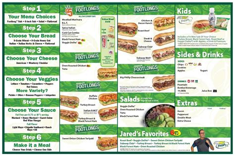 Subway Menu, Menu for Subway, Hialeah, Miami - Urbanspoon/Zomato