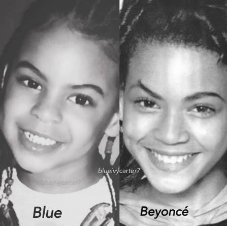 Beyonce and Blue Ivy look like twins in photo of them placed side by side