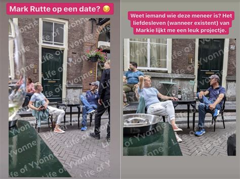 Mark Rutte stiekem op de foto gezet met zijn date