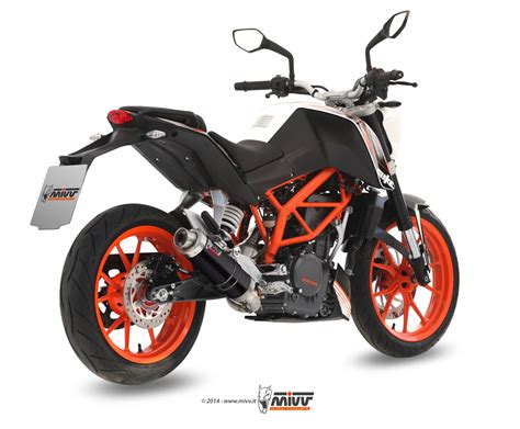 KTM 390 DUKE Exhaust Mivv Gp Black stainless steel KT.012.LXB - Mivv