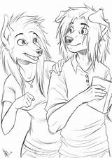Furry Couple Coloring Pages  Vrogueco sketch template