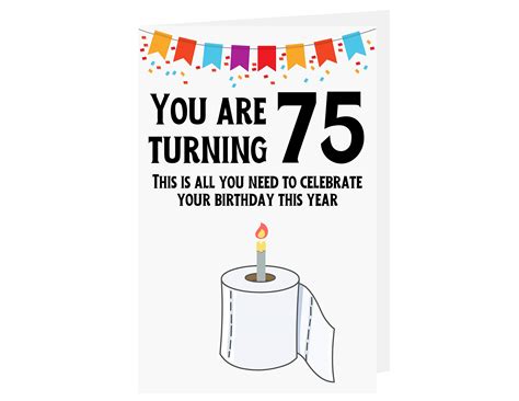 Buy Funny Covid 75th Birthday Card – Social Distancing 75 Years Old Anniversary Card – Covid ...