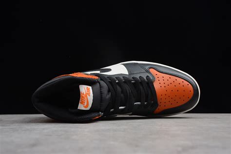 jordan 1 blk toe orange,Fashion sports shoes