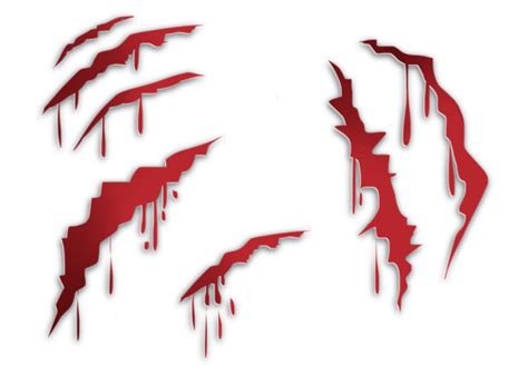 Scratch Horror Scratch, Scratch, Red, Sharp PNG Transparent Clipart Image and PSD File for Free ...