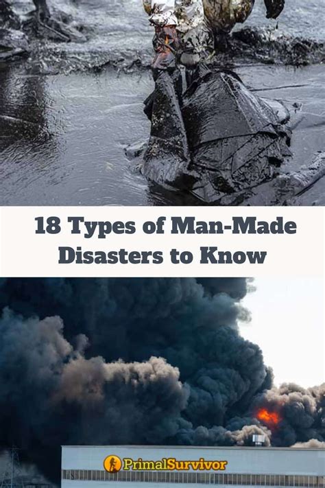 18 Types of Man-Made Disasters to Know