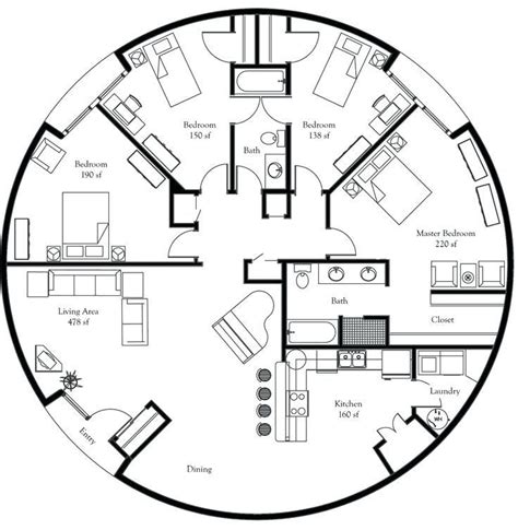 Geodesic Dome Home Floor Plans - Decorative Canopy