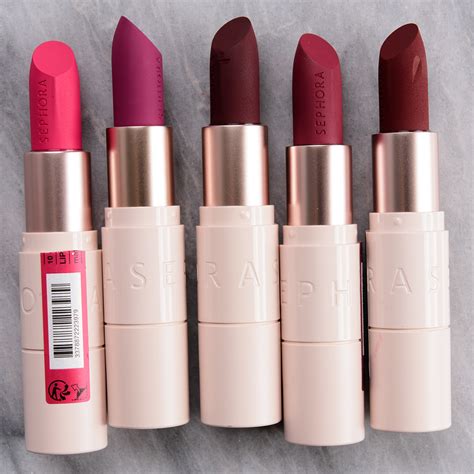 Sneak Peek: Sephora Matte Velvet Lipstick Swatches - FRE MANTLE ...